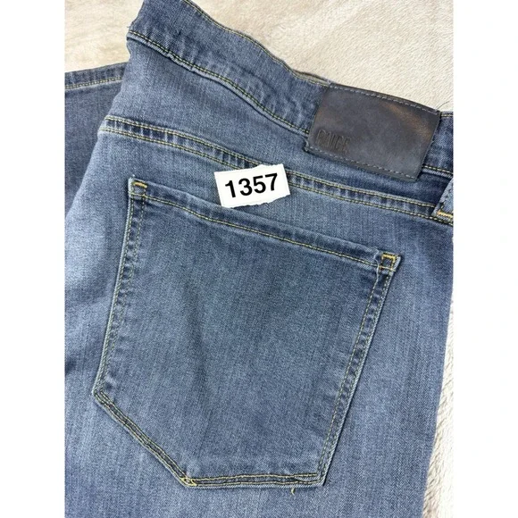 Paige Jeans Men's 38x33 Blue Dark Wash Croft Stretch Skinny Straight Denim - Picture 11 of 11